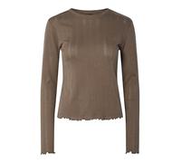 PIECES Pcmarie LS O-Neck Poin Top Jrs Noos BC para Mujer