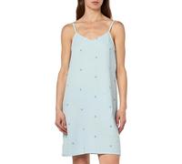 PIECES Pcmaya - Vestido Corto, Angel Falls/Detail:Hydrangea Embroidery Flowers, M