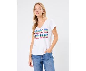 Pieces Pcmerima Ss T-Shirt Fc Bc XS Blanco