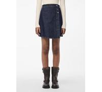 Pieces Pcnevin Hw Mini Skirt S Azul