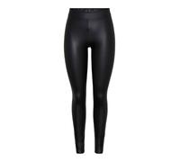 PIECES PCNEW SHINY FLEECE LEGGINGS NOOS, leggings Mujer, Negro (Black), 38 (Talla del fabricante: M/L)