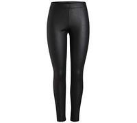 Pieces Pantalón de mujer estilo legging largos encerados. Negro 36 (XS/S)