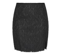 PIECES Pcnicki HW-Falda de Encaje, Negro, S para Mujer