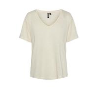 PIECES Pcnollie Ss Top Noos Camiseta, Mujer, Abedul, S
