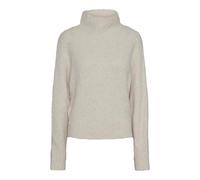 PIECES Pcnori LS-Punto de Cuello Alto con alas Jersey, Abedul/Detalle: Egret, L para Mujer