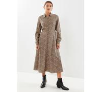 Pieces PCNOVA LS MIDI DRESS NOOS BC M Marrón