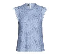 PIECES Pcolline SL Lace Top Noos BC-Camiseta de Tirantes, Color Azul, M para Mujer