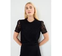 Pieces Pcolline Ss Lace Top Noos XS Negro