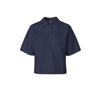 PIECES Pcorina SS Polo de Punto Pwp BC para Mujer, Azul marítimo., S