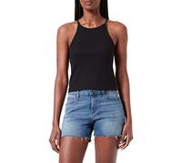 PIECES Pcostina Noos BC-Camiseta de Tirantes, Negro, L para Mujer