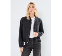 Pieces Pcpenelope Denim Bomber L Gris
