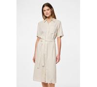 Pieces PCPIA 2/4 MIDI SHIRT DRESS WVN NOOS XL Beige