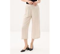 Pieces PCPIA HW WIDE CULOTTE WVN NOOS S Beige