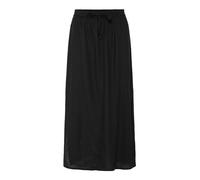 PIECES Pcpia MW Ankle Skirt Dmo Noos Falda, Negro, XL Mujeres