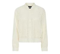 PIECES Pcpolly Lace Bomber Jacket Chaqueta, Cloud Dancer, M Mujeres