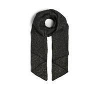 PIECES Pcpyron Long Scarf Noos Bc Bufanda, Negro/detalle: oro Lurex, Talla única para Mujer