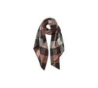 PIECES Pcpyron Noos Bc-Bufanda Larga A Cuadros, Fondant de Chocolate, Talla única para Mujer