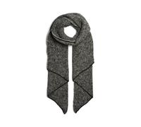 PIECES Pcpyron Noos BC - Bufanda larga para mujer, Negro/detalles: W. WHITECAP GRAY, Talla única