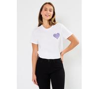 Pieces Pcrhiannon Ss Printed T-Shirt Bc XS Blanco