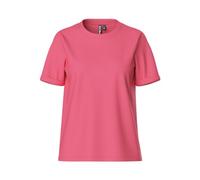 Pieces Pcria SS Fold Up Solid tee Noos BC Camiseta, Lemonada Rosa, XL Mujeres