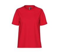 PIECES Pcria SS Fold Up Solid tee Noos BC Camiseta Mujer (Pack de 1)