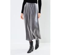 Pieces Pcrola Hw Midi Skirt Bc S Gris