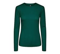 Pieces Pcruka LS Top Noos BC Camiseta, Trekking Green, M Mujeres