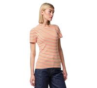 PIECES Camiseta 'PCRUKA' mandarina / blanco, Talla XL