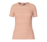 PIECES Pcruka SS Top Noos BC, Naranja Mandarina., XS