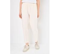 Pieces PCSALLY HW ANKLE PANTS WVN FC XL Blanco