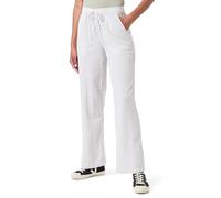 PIECES Pcsally HW Loose String Pant Noos - Pantalones para Mujer, Tea/Rayas: Cloud Dancer, S