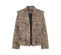 PIECES Pcsaroline Short Printed Jacket, Tannin, S Mujeres