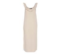 Pieces Pcsastina SL Midi Dress BC, Gris Plateado., L