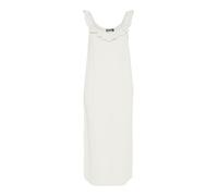 PIECES Pcsastina SL Midi Dress BC, Gris Plateado, M Mujeres