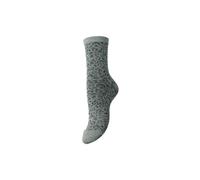 PIECES Pcsebby Glitter Long Aop Socks Noos BC, Castor Gray., Talla única