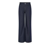 PIECES Pcselma HW Jeans Anchos Rinse Noos BC para Mujer, Azul Vaquero Oscuro, 29W / 30L