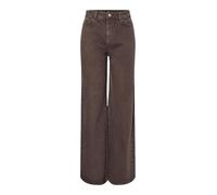 PIECES Pcselma HW Wide Colered Jeans Noos, Hot Fudge, 27W / 32L