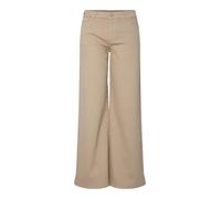 PIECES Pcselma LW Wide Colered Jeans, Crudo, 27W / 32L