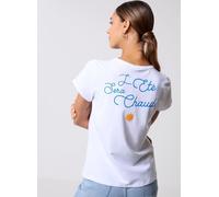 Pieces PCSERIMA SS T-SHIRT FC BC M Blanco