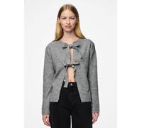 Pieces Pcsilly Ls Rev Tie Knit Noos Bc M Gris