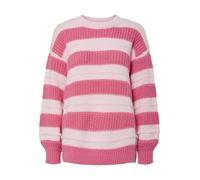 PIECES Pcsimma LS Oversize O-Neck Knit BC, Pink-a-Boo, XS para Mujer