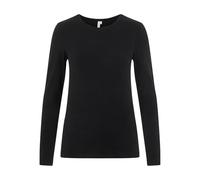 PIECES Pcsirene LS tee Noos, Camisa Manga Larga Mujer, Negro (Black Black), 42 (Talla del Fabricante: X-Large)