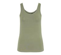 PIECES Pcsirene Tank Top Noos Camiseta de Tirantes Anchos, Deep Lichen Green, L para Mujer