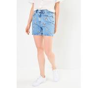 Pieces Pcsky Hw Embroidery Shorts M Azul