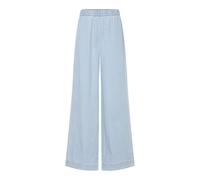 PIECES Pcsmidi HW Wide Leg Pants Mpa Pantalón De Pierna Ancha, Mezclilla De Color Azul Claro, M Mujeres
