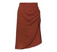 PIECES Pcstina HW High Slit Skirt BC Sww Falda, Cáscara de Coco, S Mujeres