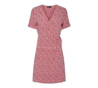 PIECES Pctala New SS Wrap Dress Noos BC, Lemonada Rosa, L Mujeres