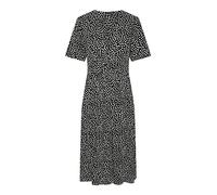 PIECES PCTALA SS Midi Dress Noos BC Vestido, Black/AOP:Dot, M De Las Mujeres