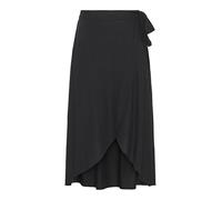 PIECES Pctala Wrap Noos BC-Falda para Mujer, Negro, XL