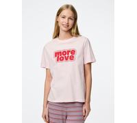 Pieces PCTAMERA SS PRINTED T-SHIRT JRS BC S Rosa